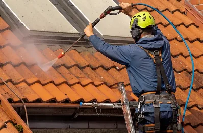 Démoussage et hydrofuge de toiture à Moustajon